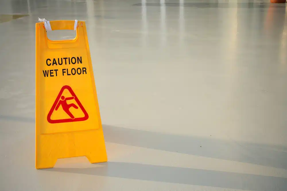 Caution Wet Floor sign