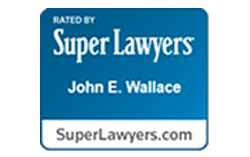 Rated by Super Lawyers John E. Wallace Logo