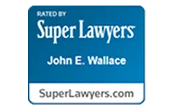 Rated by Super Lawyers John E. Wallace Logo